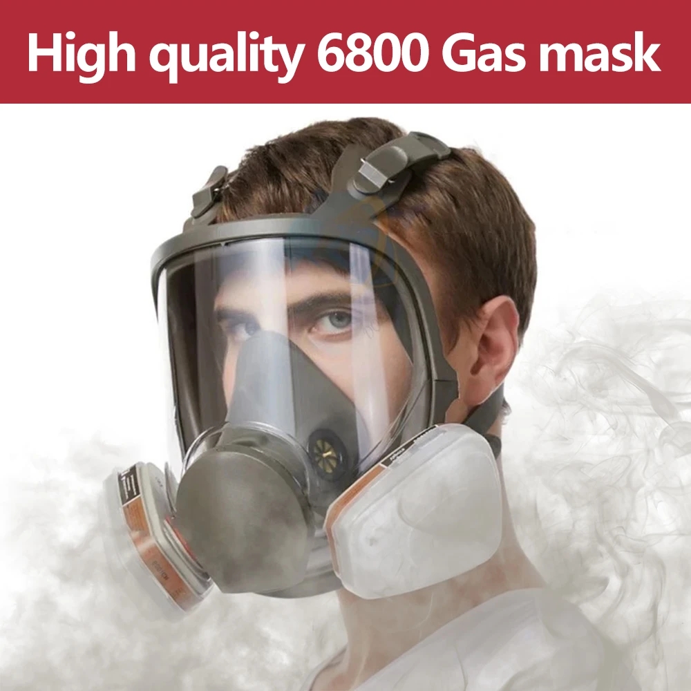 Dust Mask Construction - Masker Gas Anti kabut, 6800 masker