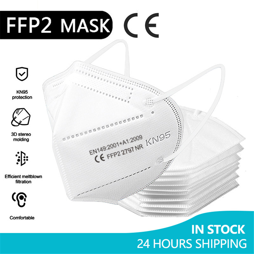 Disposable Surgical Mask - 10-100 Buah Masker FFP2 Bersertifikat CE