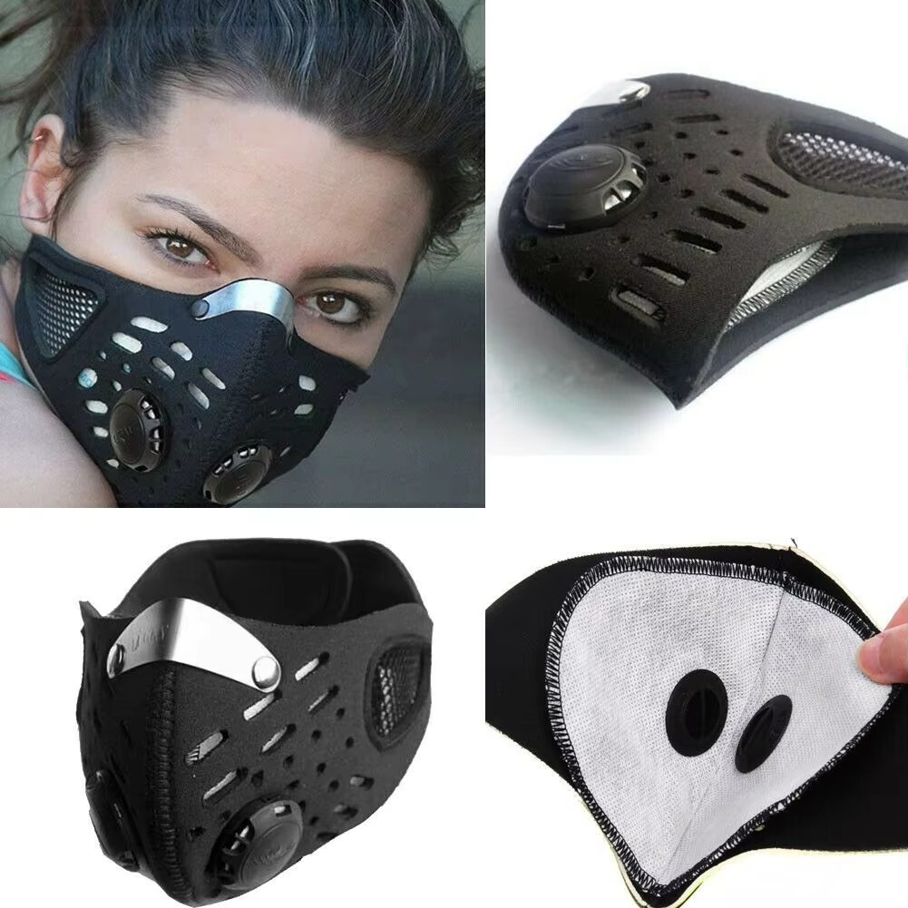 1pc Masker Wajah Dengan Filter - Anti Pollution Mask ulasan dan harga